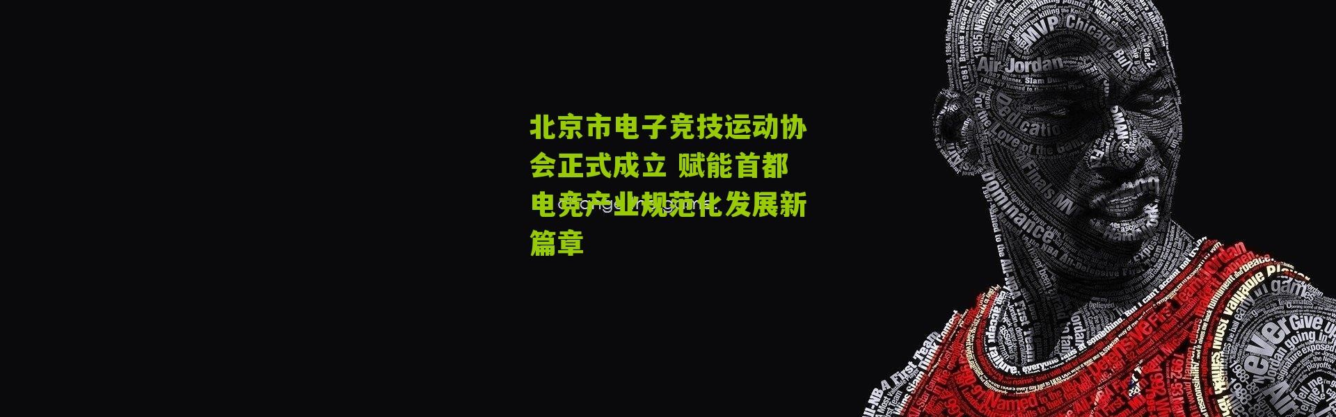 北京市电子竞技运动协会正式成立 赋能首都电竞产业规范化发展新篇章