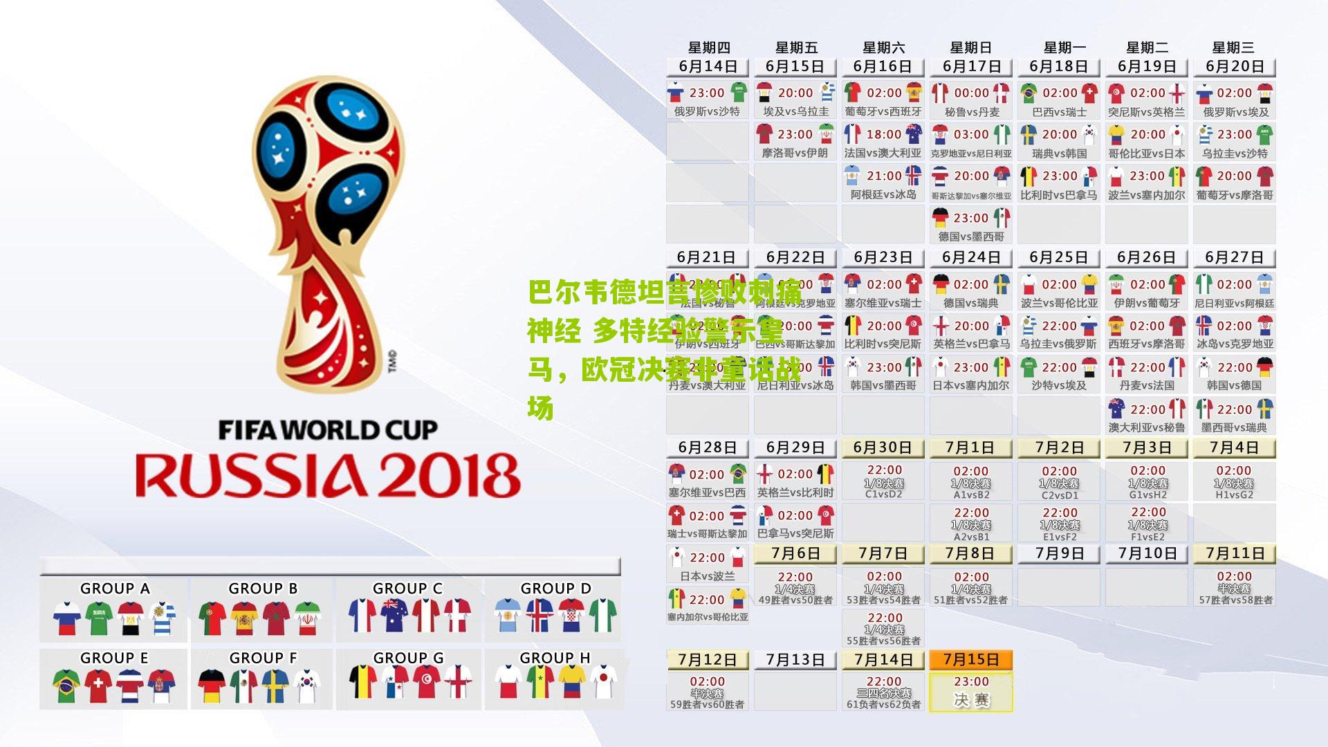 巴尔韦德坦言惨败刺痛神经 多特经验警示皇马，欧冠决赛非童话战场