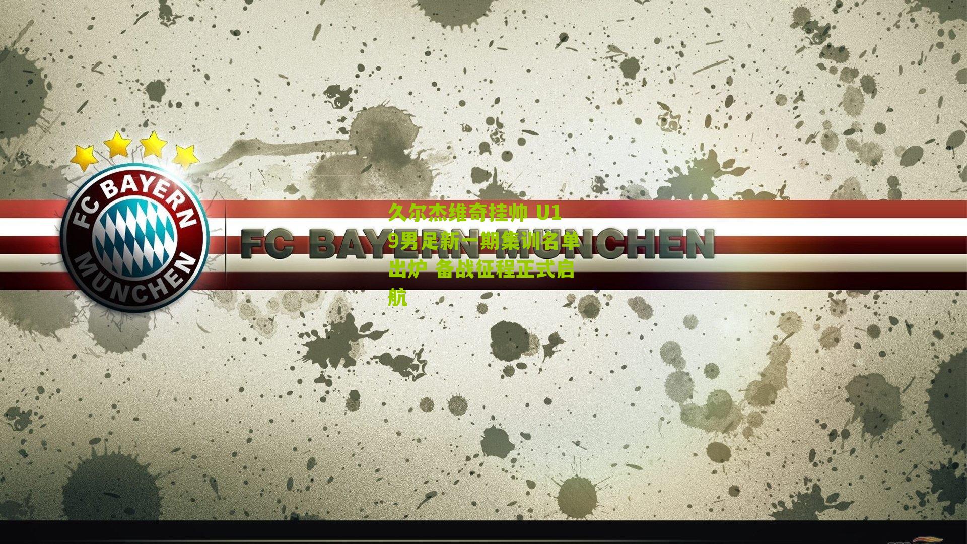 久尔杰维奇挂帅 U19男足新一期集训名单出炉 备战征程正式启航